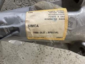 Brand new waterpump Simca 1000 - Very Rare - SIMCA 900 / Simc'4 / 1000 / 1005 / 1006 / 1118 /Abarth 1150 - 29954- thumb-2