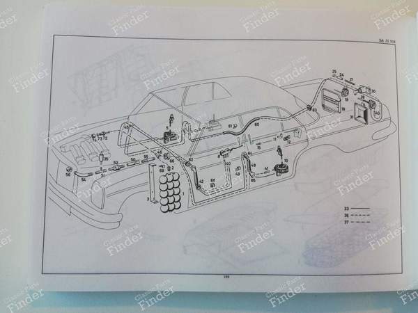 Ersatzteilhandbuch - 'Catalog C' (Katalog C) - MERCEDES BENZ /8 (W114 / W115) - 12178 / 50000-10.70 WK- 7