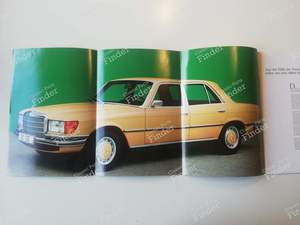 6-cylinder versions sales brochure - MERCEDES BENZ S (W116) - 1478/0001/1972- thumb-1