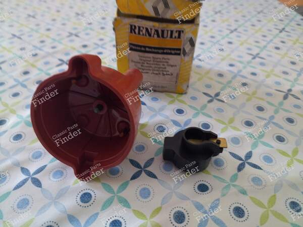 Tête de delco avec doigt d'allumeur - RENAULT 4 / 3 / F (R4) - 7701413004- 1