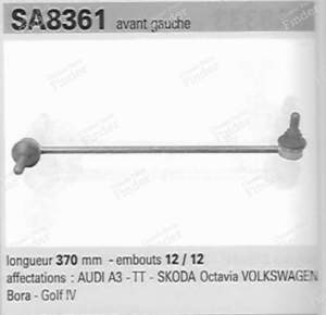 Pair of right and left front stabilizer links - AUDI A3 (8L) - TC1040/1041- thumb-6