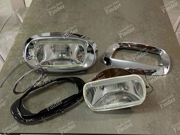 Pair of complete headlights - CITROËN Ami 6 / Dynam - 14511- 2