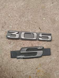 305 S trunk emblem for PEUGEOT 305