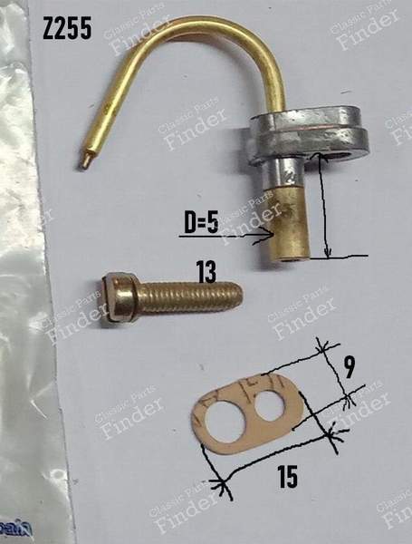 Return pump injector - RENAULT 4 / 3 / F (R4) - Z255- 1