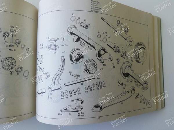 Ersatzteilhandbuch – „Katalog B“ 1967 - MERCEDES BENZ W110 - 12118- 7