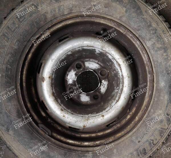 4 jantes en acier - RENAULT 9 / Alliance / Broadway / 11 / Encore (R9 / R11) - 9345- 5