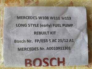 Dichtungssatz für die Überholung der Kraftstoffpumpe - MERCEDES BENZ SL (W113) (Pagode)