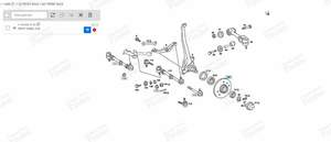FRONT WHEEL HUB BEARING - MERCEDES BENZ S (W116) - A1163341701- thumb-7