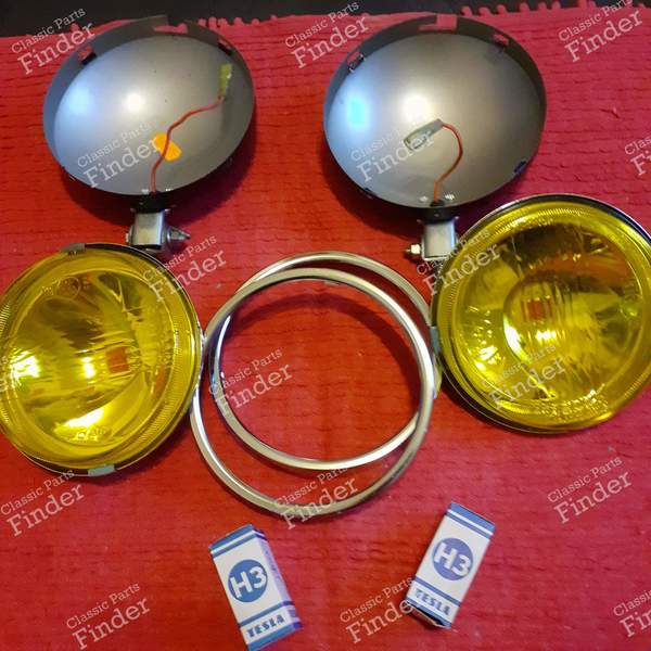 Optique antibrouillard jaune iode - SIMCA 900 / Simc'4 / 1000 / 1005 / 1006 / 1118 /Abarth 1150 - 291- 1