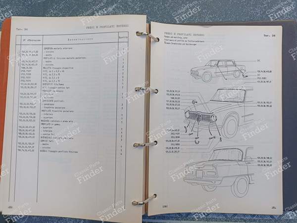 Giulia 1300 and derivatives Spare Parts Catalogue - ALFA ROMEO Giulia - # 005/1041- 2