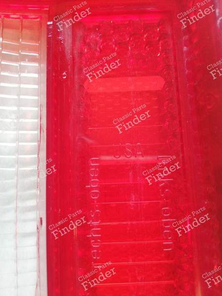 Pair of rear lights with red indicators (US version) - left + right - MERCEDES BENZ W108 / W109 - 1088260156 (L) / 1088260159 (R)- 9