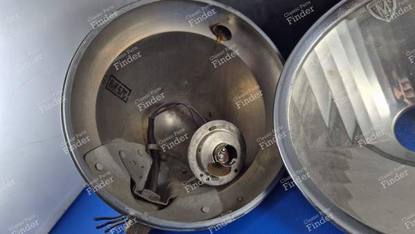 Large antique chrome headlight - CITROËN C4 / C6 - 5