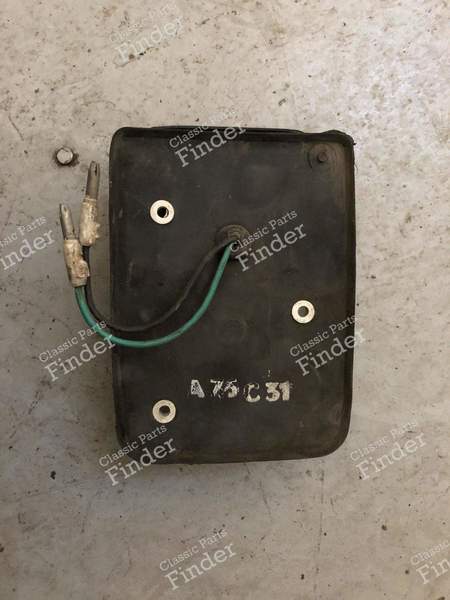 Feu de recul arrière gauche/éclairage de plaque - RENAULT 5 / 7 (R5 / Siete) - 40300- 3