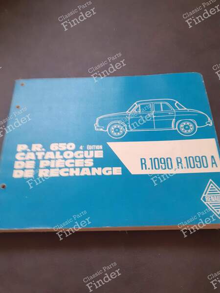 Ersatzteilkataloge - RENAULT Dauphine / Ondine - PR650 / PR751- 2