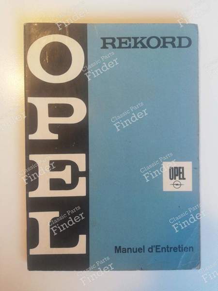 Service manual - OPEL Rekord (C) / Commodore (A) - 8938247-16-6-68- 0