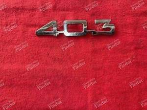 Sigle - 1. Generation - PEUGEOT 403 - thumb-2