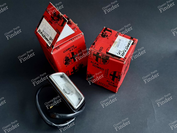 Lampes de plaque d'immatriculation - ALFA ROMEO Giulia Sprint GT / GTV / GTC / GTA (105/115 Coupés) - 60714831