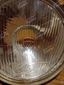 Concave headlight lens - RENAULT 4 / 3 / F (R4) - 61233103- thumb-4