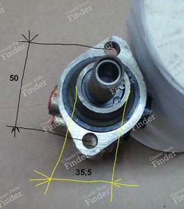 Tandem master cylinder 20.6mm - VOLKSWAGEN (VW) Passat / Santana (B2) - MC2219- thumb-4