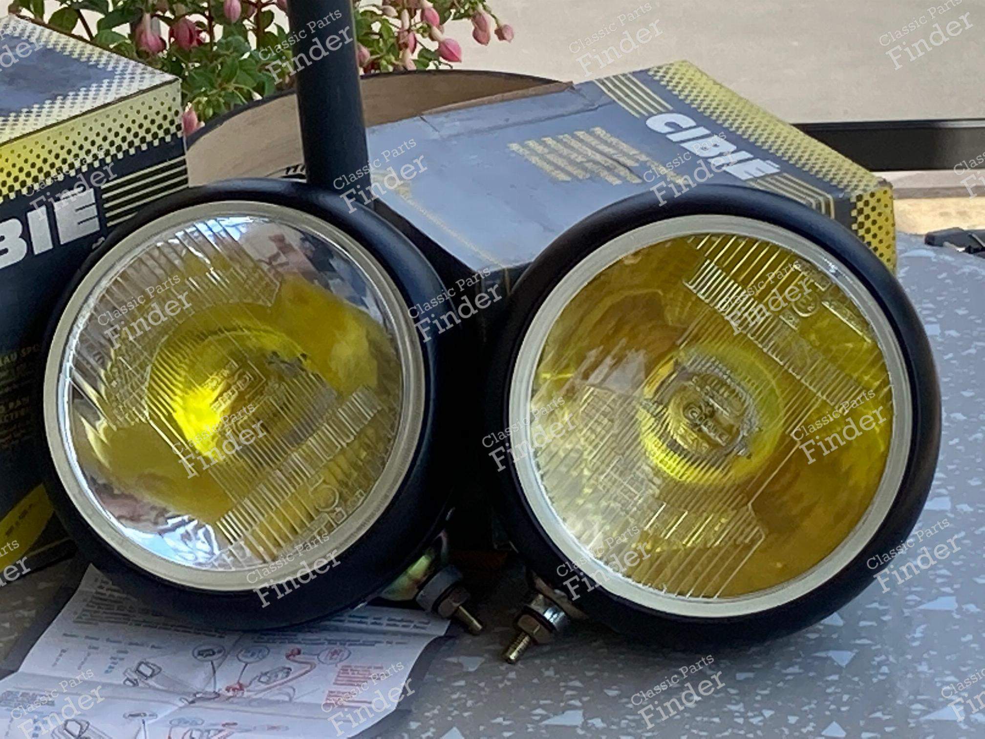 2 Long range Cibié Super Oscars Iode, R5 Turbo, Alpine Turbo, R12