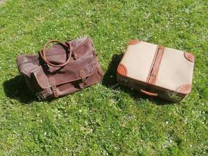 Vintage bag and suitcase - Années 60 - PEUGEOT 403
