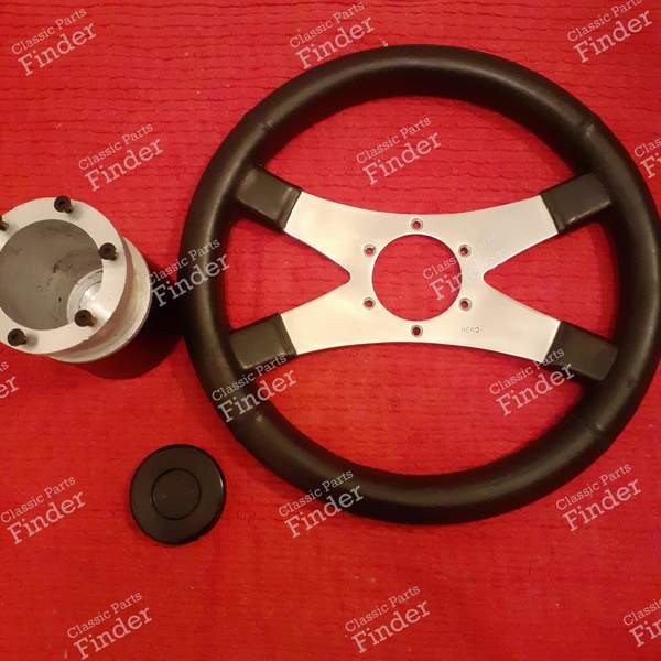 MEKO steering wheel with hub for R5, R4, Rodeo... - RENAULT 4 / 3 / F (R4) - 57- 0