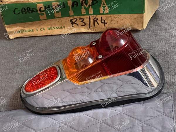 Verchromtes rechtes Rücklicht - RENAULT 4 / 3 / F (R4) - 605- 0