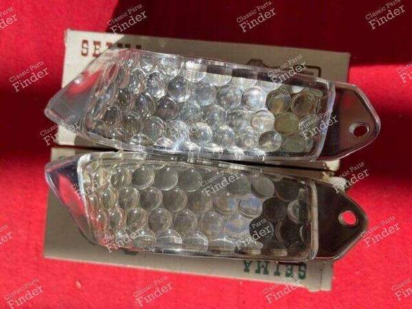 Two original new SEIMA DS 19 or 21 turn signals 1956 to 1967 - CITROËN DS / ID - 595- 1