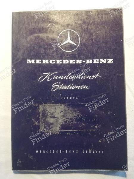 Mercedes-Benz-Buch - Tankstellen - MERCEDES BENZ 180 / 190 (W120 / W121) (Kleiner Ponton) - I.60.100- 0