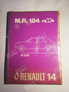 Manuel de réparation M.R. 184 - RENAULT 14 (R14) - 7701440044- thumb-0