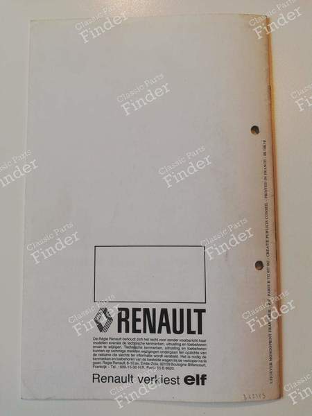 Renault 16 range brochure - RENAULT 16 (R16) - 28.108.18- 5