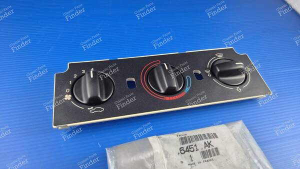 Heating/Ventilation Control Panel - PEUGEOT 306 - 6451AK- 0