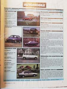 Le Moniteur Automobile - #22 (24. Januar 1985) - RENAULT 5 (Supercinq) / Express / Rapid (R5) - #22 - 24 janvier 1985- thumb-1