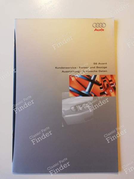 Equipment brochure - Audi A6 Avant and 4.2 Avant - AUDI 100/A6 (C4) - 733/1302.62.00- 0