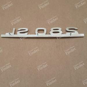 Rear trunk sign 280 SL - MERCEDES BENZ SL (R107) - A1078170015- thumb-1