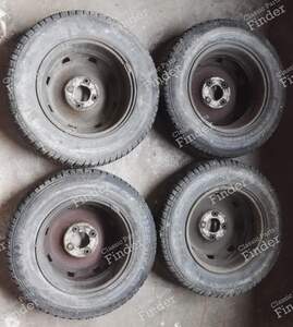 4 jantes en acier - RENAULT 9 / Alliance / Broadway / 11 / Encore (R9 / R11) - 9345- thumb-9