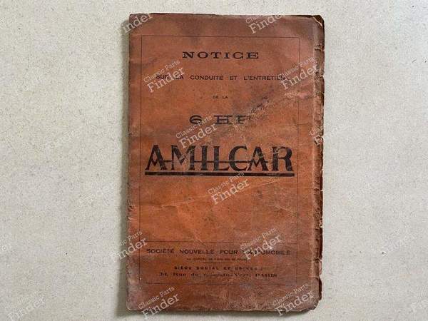 Operating and maintenance instructions - AMILCAR CC - 0