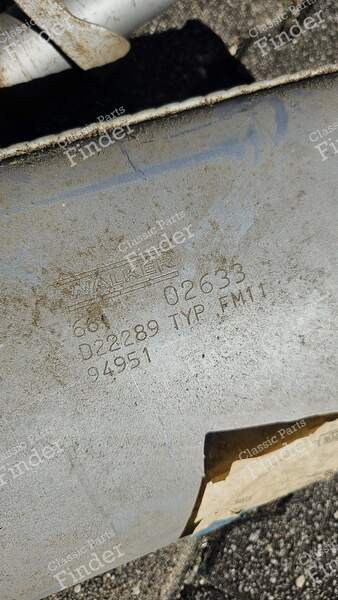 Auspuffanlage mit Endschalldämpfer - FORD Granada - 02633- 2