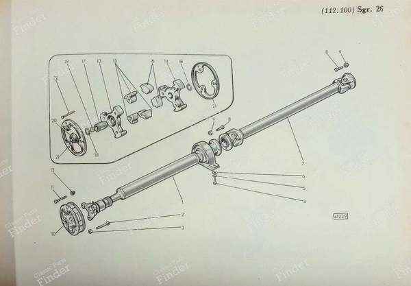 Spare parts catalog - FIAT 1800 / 2100 - 110.275- 4