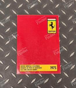 Owner's Manual – 1975 - FERRARI 308 / 208 / 328