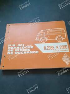 Spare Parts Catalogs - RENAULT Voltigeur (1000kg) / Goélette (1400kg) / Galion (2500kg)
