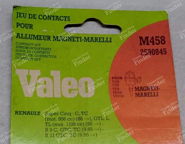 Vis platinées Magnetti Marelli M458 - R5 & R9/R11 - RENAULT 5 (Supercinq) / Express / Rapid / Extra (R5) - 2590845- 2