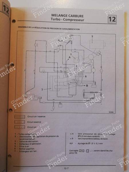 Werkstatthandbuch M.R.249 - V6 Turbo Phase 2 - 205 PS - RENAULT 25 (R25) - 7711088521- 3