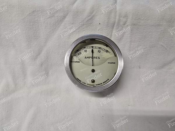 Amperemeter Jaeger geriffelter weißer Hintergrund - DELAGE D 6-3 Litres 