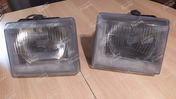 Headlight optics for Fiat 127 phase 2 left and right - FIAT 127 / 147 / Fiorino - 636 (D) / 637 (G)- 0