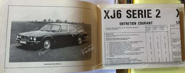 Original-Handbuch für Jaguar XJ6 Serie 2 - JAGUAR XJ (Serie 1 / Serie 2 / Serie 3) - 29/4(5635) 11/73- 1