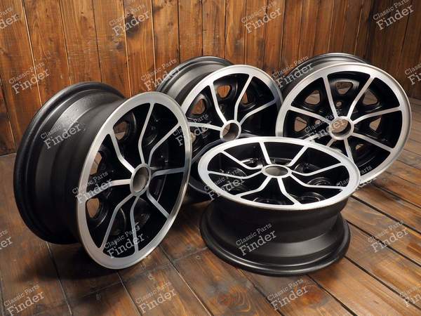 Jantes Dunlop D1S Alloys 5.5Jx13 ET16 4x108 PCD 13" Original Rims - FORD Capri - 5