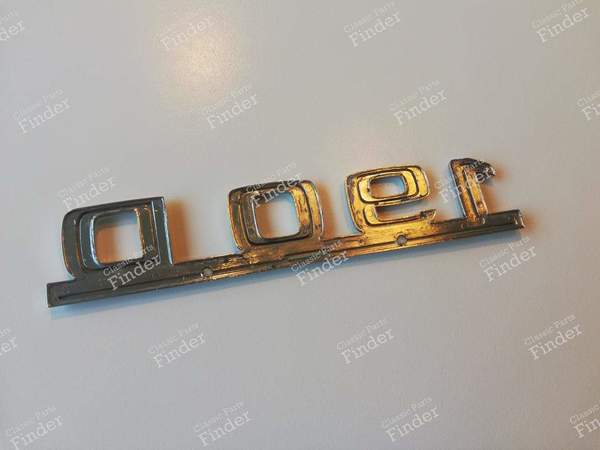 Trunk sign - 2.5 diesel version - MERCEDES BENZ 190 (W201) - A2018172115- 8