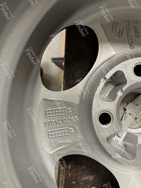 Jantes aluminium 13 pouces - RENAULT Twingo I - 7700422260 / 7701410283- 6