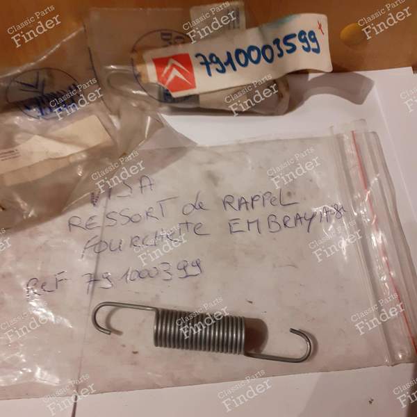 Clutch fork return spring - CITROËN Visa / C15 - 791000399
